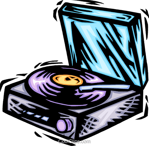Lp Record Player - Clip Art Record Player (480x471), Png Download