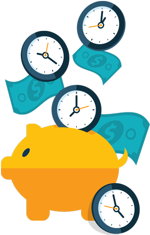 Download Save Time And Money Png - Ahorro Tiempo Y Dinero - Full Size ...