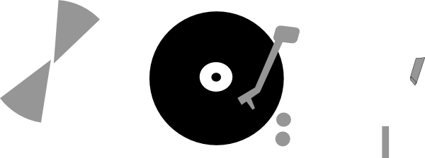 Record 45 Clip Art - Tornamesa Vector Png (600x224), Png Download