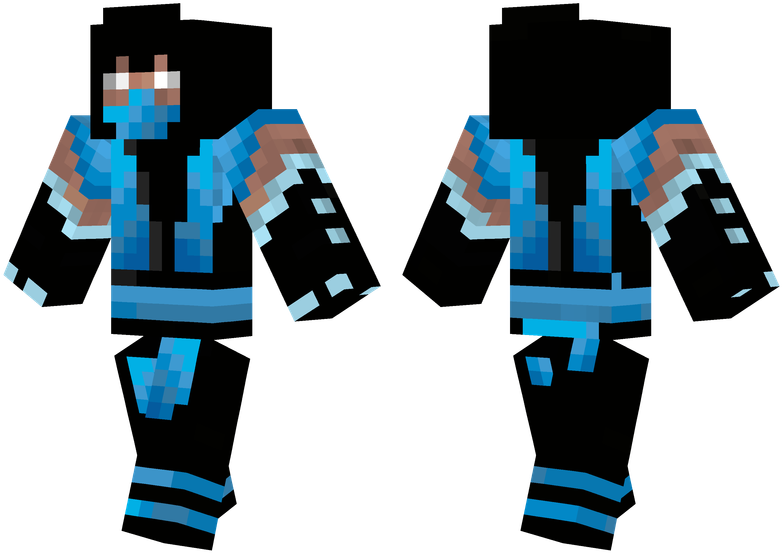 Sub Zero - Skins Para Minecraft Para Descargar (804x576), Png Download
