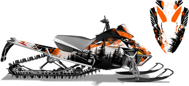 Sub Zero Designs - 2020 Arctic Cat Snowmobiles (650x312), Png Download