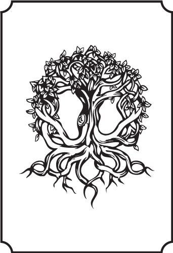 Yggdrasil - Tree Of Life Tattoo Celtic (342x500), Png Download