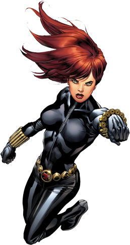 Black Widow Marvel Xp - Black Widow Transparent Marvel (360x502), Png Download