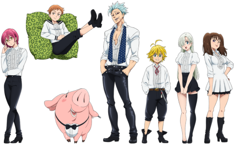 #nanatsu No Taizai#nnt Anime#nnt - Seven Deadly Sins Fes Maihama Fight Festival / Grand (500x303), Png Download