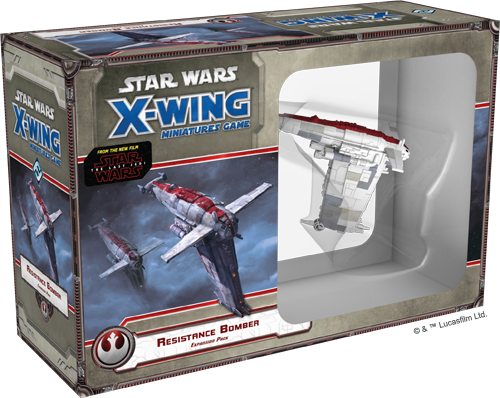 Fantasy Flight Games Star Wars X Wing Resistance Bomber - Resistance Bomber X Wing Miniatures (500x398), Png Download