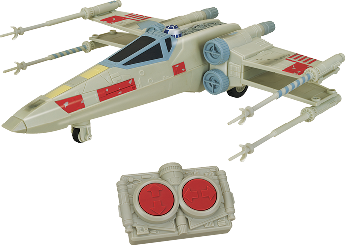 Star Wars X&amp - Star Wars Premium Radio Control X-wing Fighter (691x492), Png Download