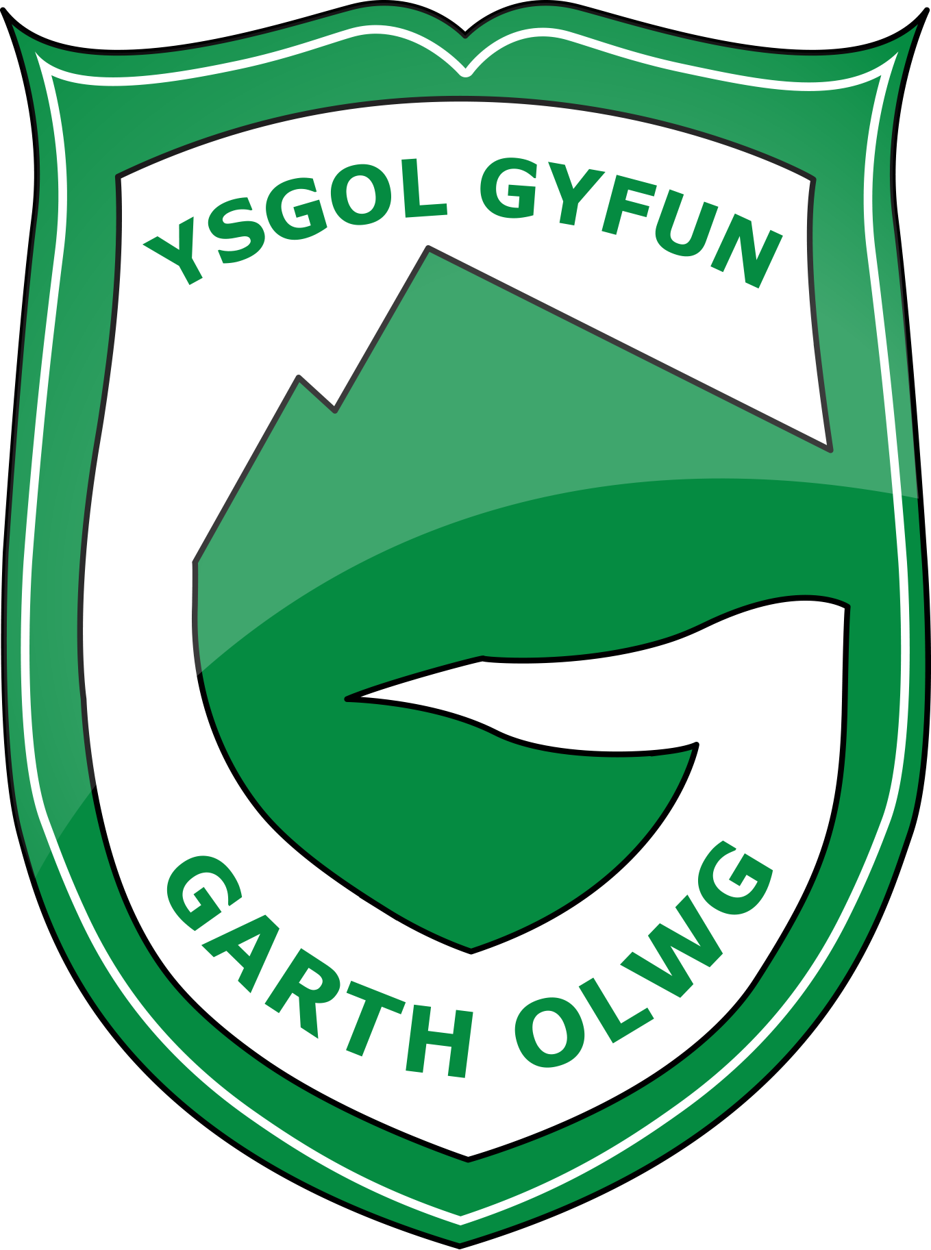 Logo Yggo Png - Garth Olwg Logo (1359x1825), Png Download