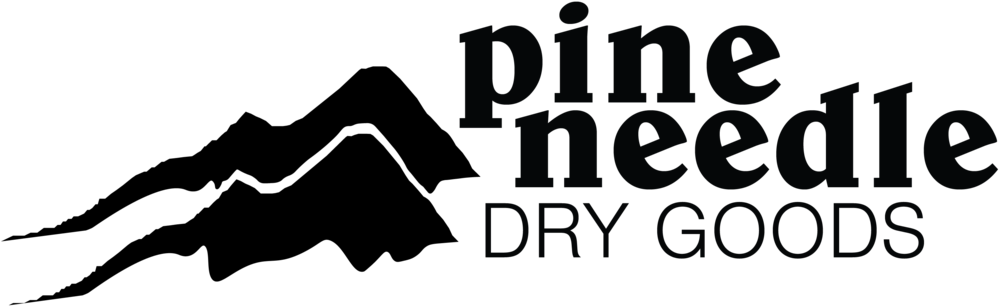 Pine Neede Dry Goods Logo Black - Pine Needle Dry Goods (1000x342), Png Download