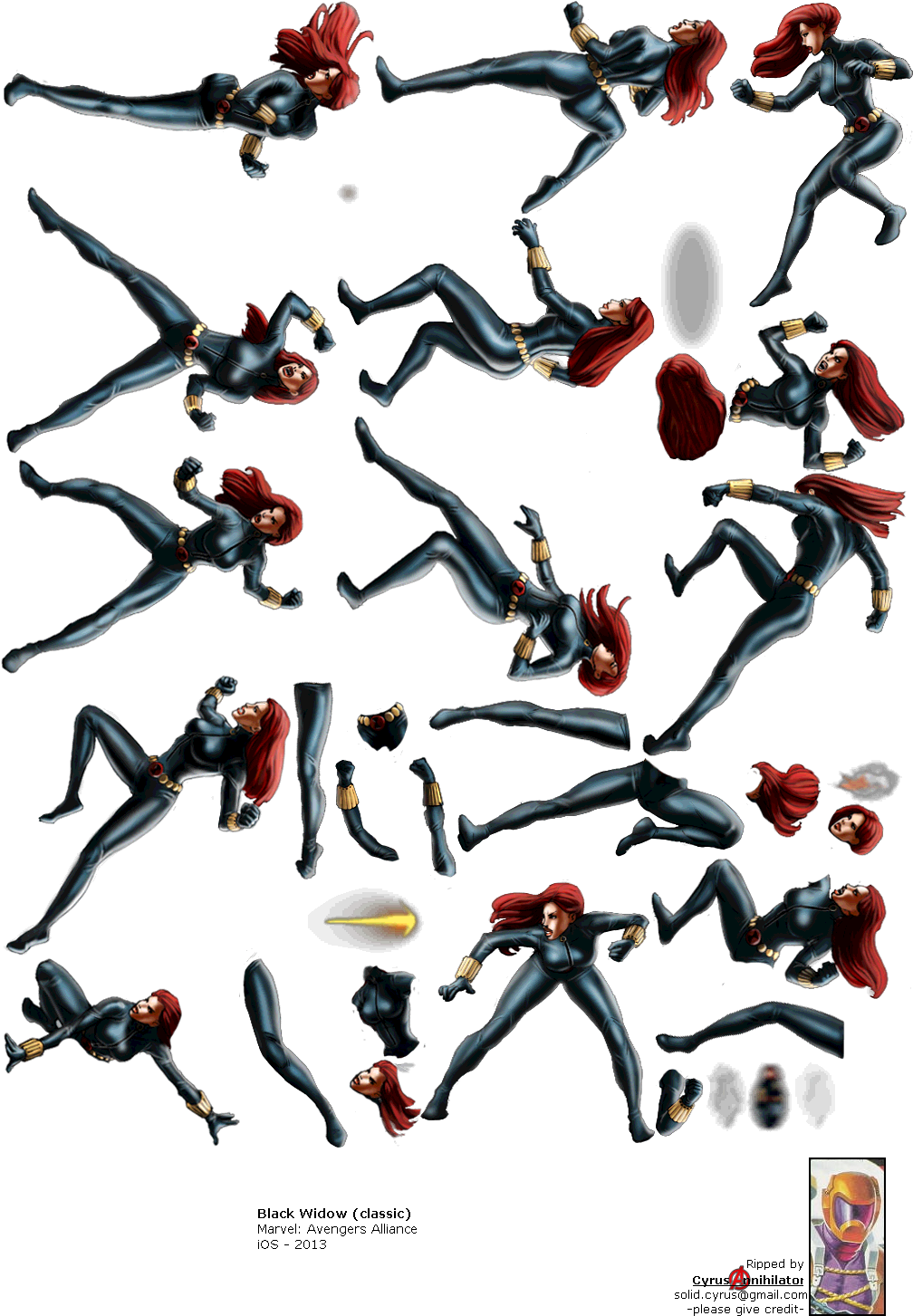Black Widow Marvel Avengers Alliance - Black Widow (1014x1460), Png Download