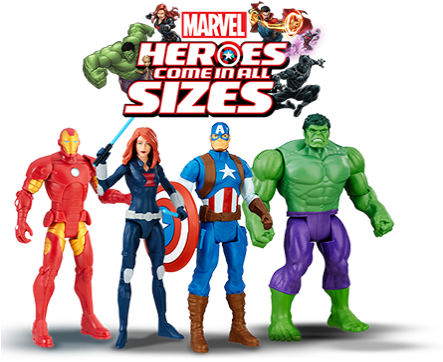 “whether You Are Big Like Hulk, Small Like Ant Man - Marvel Avengers 6 Inch Basic Action Figure - Hulk (442x402), Png Download