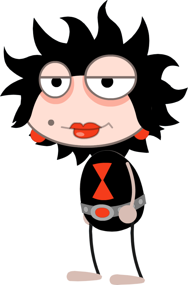 Black Widow Clipart Marvel Wiki - Poptropica Black Widow (613x930), Png Download