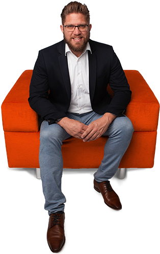 Dennis Lefeber - Sitting (500x506), Png Download