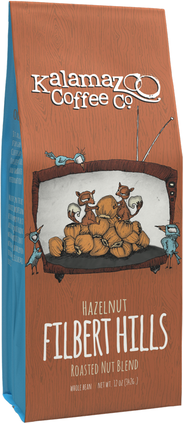 Hazelnut - Kalamazoo Coffee Filbert Hills Hazelnut Roasted Nut (1000x1000), Png Download