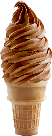 Chocolate Hazlenut - Chocolate Soft Serve Ice Cream (600x600), Png Download