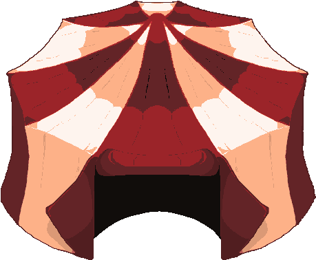 Carnival Tent - Illustration (564x422), Png Download