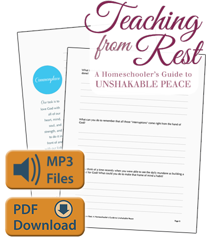 Teaching From Rest Companion Files $ - Teaching From Rest By Sarah Mackenzie & Christopher (445x500), Png Download