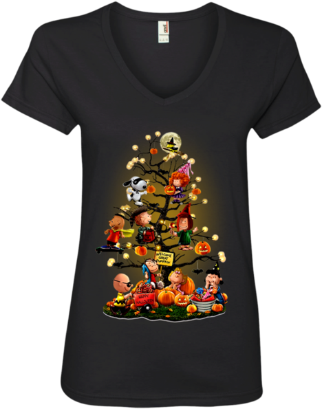 Halloween Tree Tshirt (600x600), Png Download