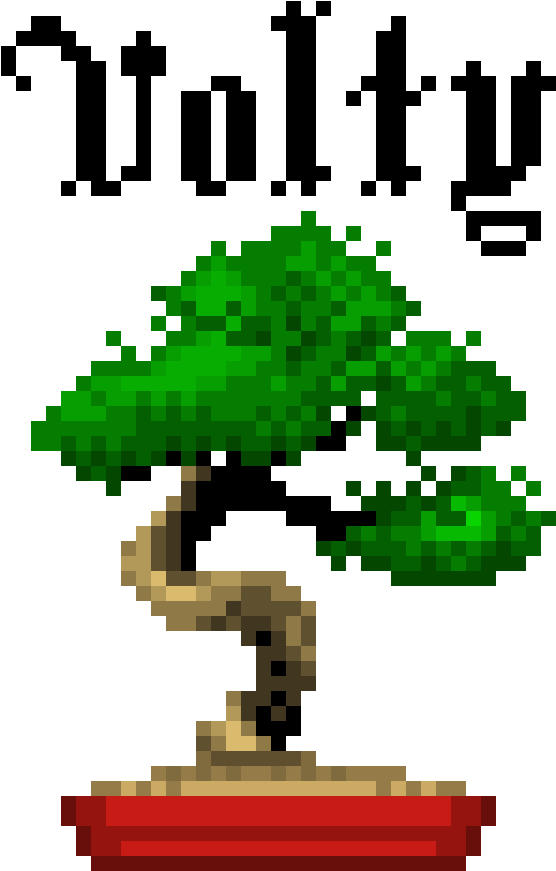 Bonsai - Bonsai Tree Pixel Art (885x885), Png Download