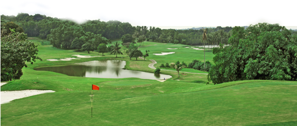 Tamarin Golf Club - Tamarin Santana Golf Club (580x318), Png Download
