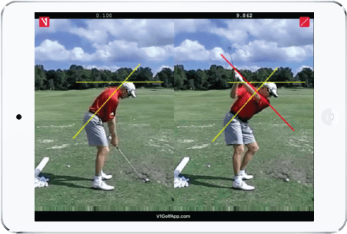 V1 Pro Instructor Bob Grissett On The Key Elements - Speed Golf (818x351), Png Download