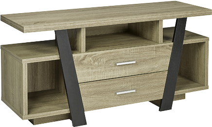 Image For Tv Stand For Tv Under 47" From Economax - Economax (519x804), Png Download