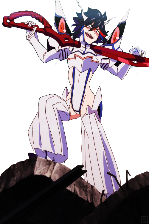 Junketsu Ryuko - Kill La Kill Evil Ryuko (500x750), Png Download