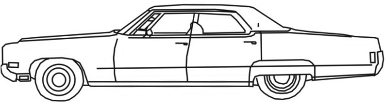 We Buy Junk Vehicles - Car Outline (793x219), Png Download