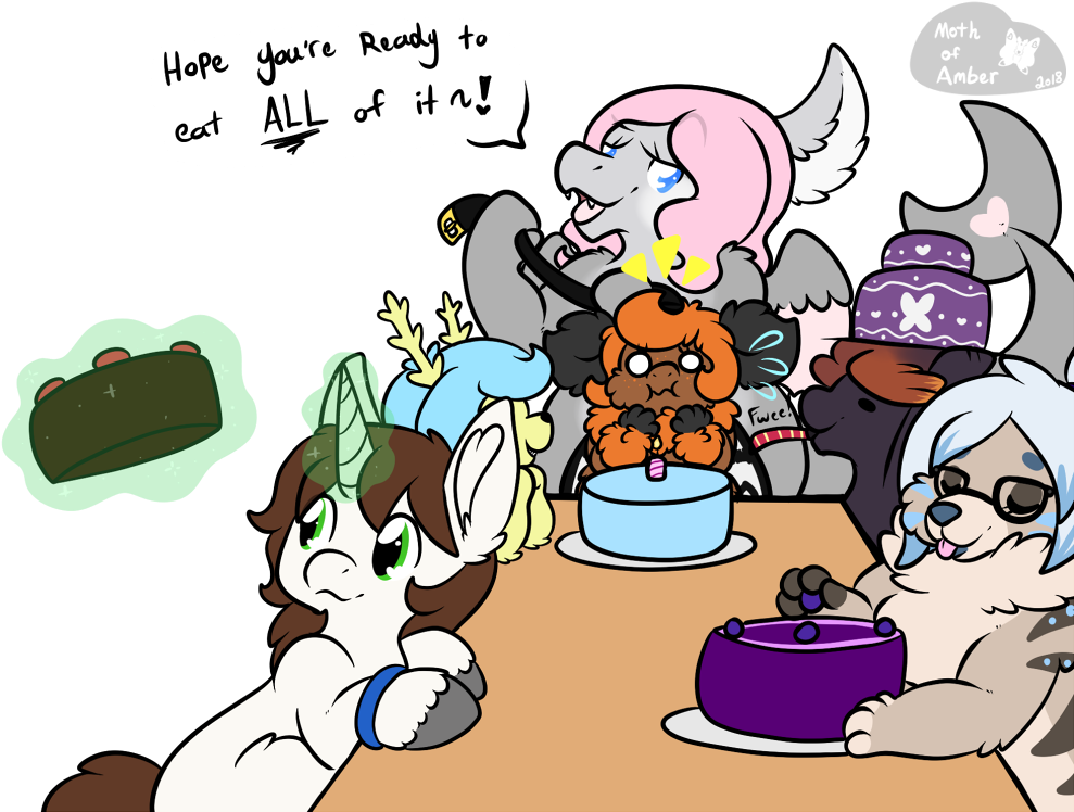 Mothofamber, Belt, Birthday Party, Cake, Dialogue, - Cartoon (1000x747), Png Download