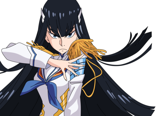 It Is Satuski, Who In Battle, Leads Ryuko To Realize - Kill La Kill - Box 3 Dvd (500x370), Png Download