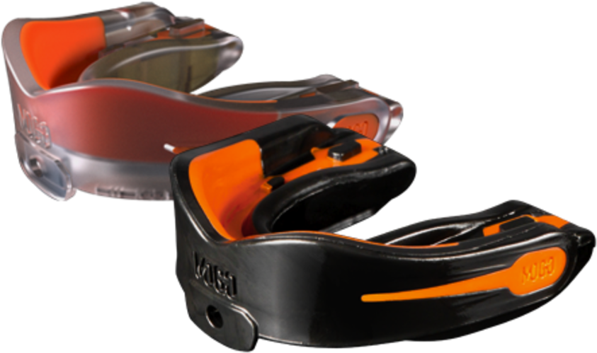 What Is The Point Of Flavored Mouthguards - Mogo Sport Adult Orange Flavored Mouthguard, Black (1000x667), Png Download