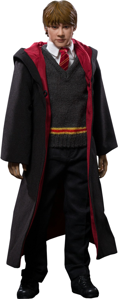 Harry Potter Ron Weasley Sixth Scale Figure Star - Harry Potter Ron Png (480x1000), Png Download