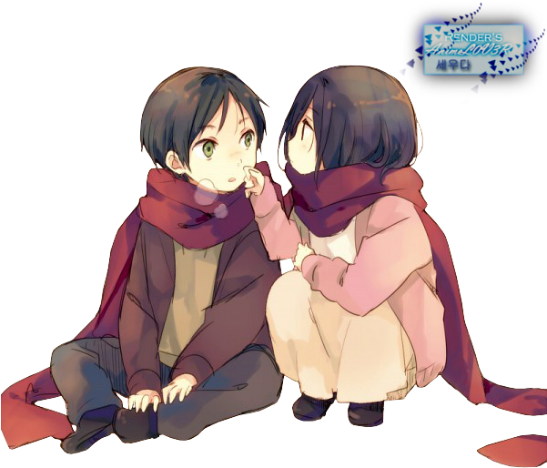 Sweet Anime Couple Render By Ani07 - Anime Couple Render (600x533), Png Download