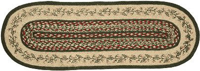 Price - Holly Berry Jute Stencil Tree Skirt, Red, Christmas (450x450), Png Download