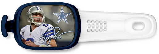 Tony Romo Stwrap - Dallas Cowboys Official Nfl 11 Inch X 17 Inch Sign (550x390), Png Download