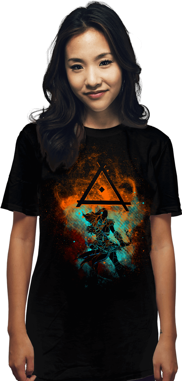 Aloy Art - Art3mis T Shirt (900x1322), Png Download