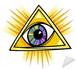 Ojo De La Providencia Dibujo (400x400), Png Download