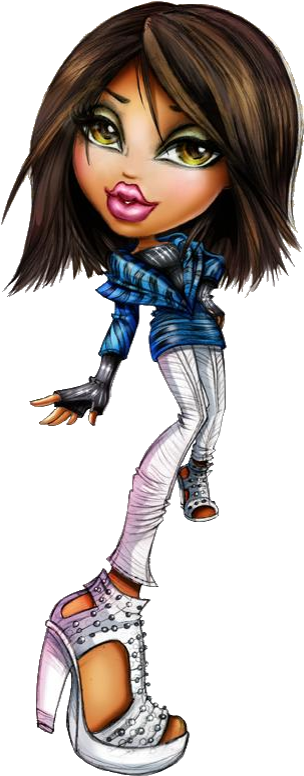 Sasha - Bratz Jade (309x783), Png Download