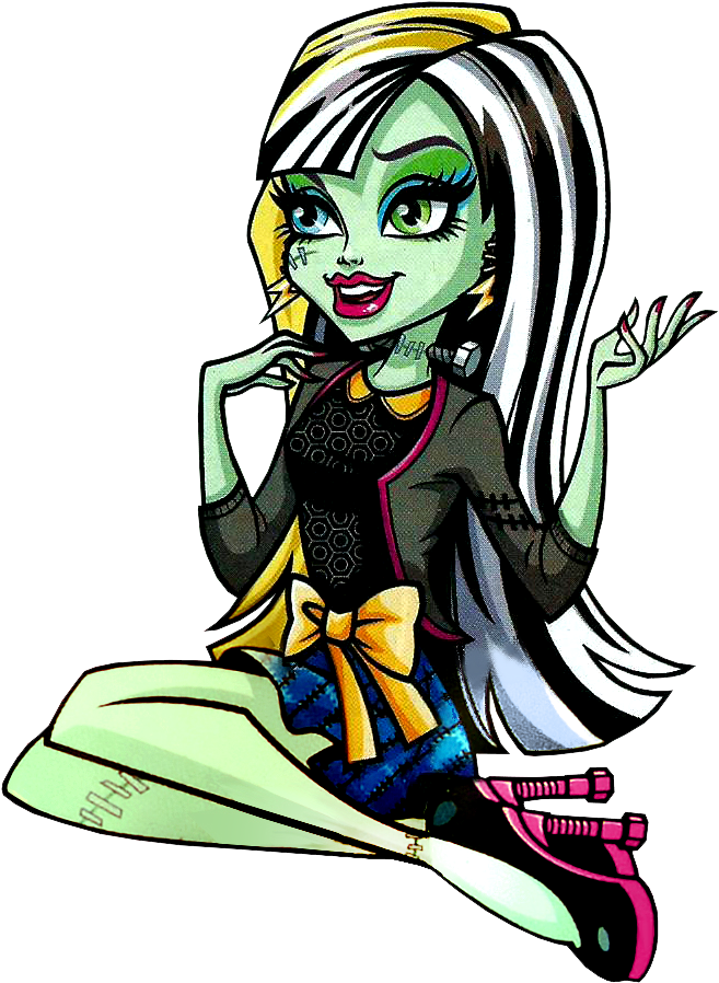 Ooak, Monster High, Dolls, Bratz, Bratzillaz, Fashion - Frankie Stein (680x920), Png Download