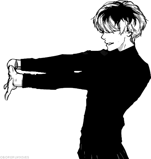 “ Transparent // Kaneki Ken Sasaki Haise ” - Kaneki Ken Manga Transparent (500x542), Png Download