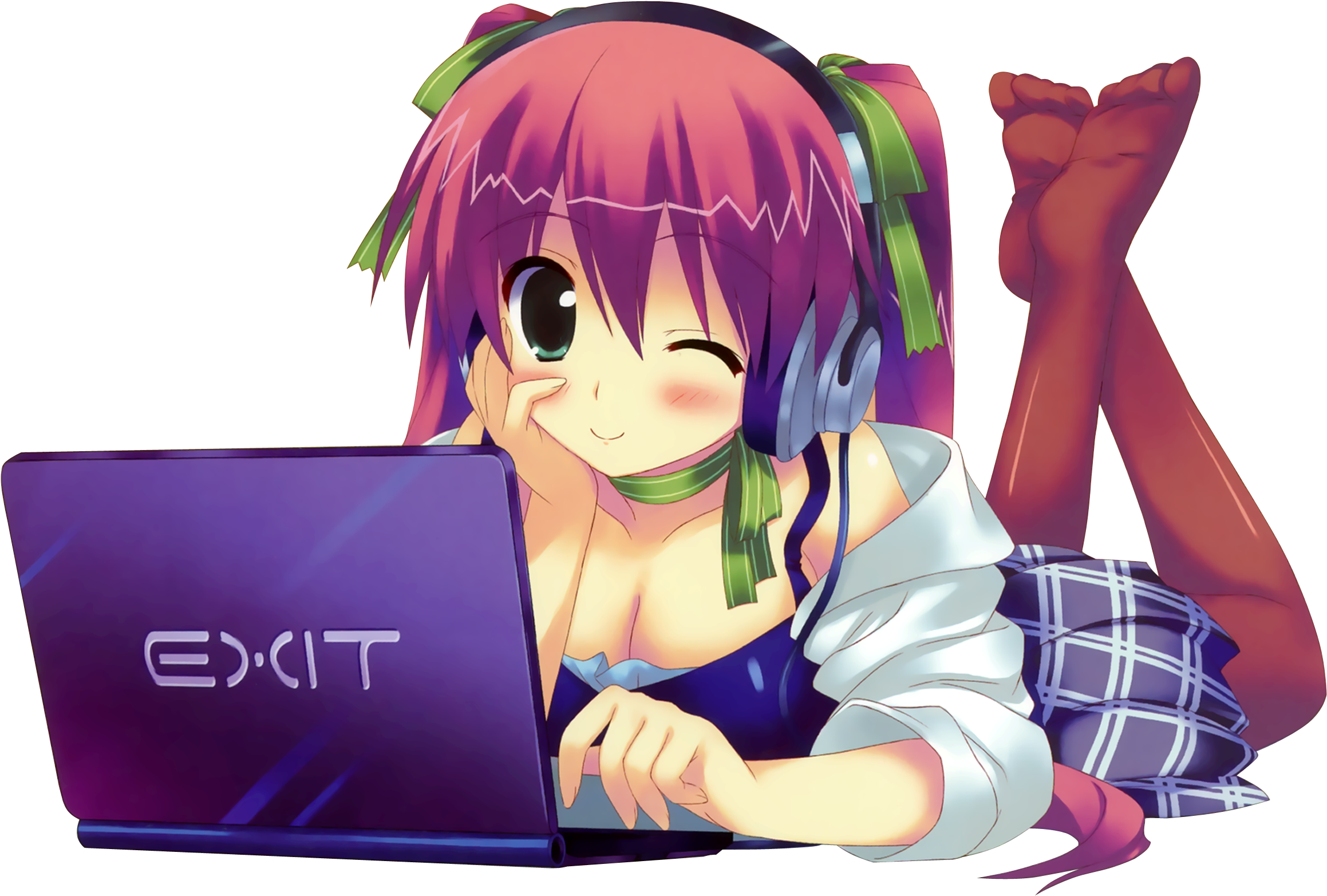 Anime-girl - Anime Girl Render Hd (2662x1997), Png Download