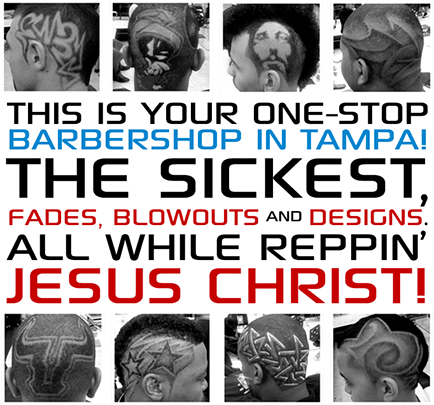 Bombshop Barbershop (434x405), Png Download