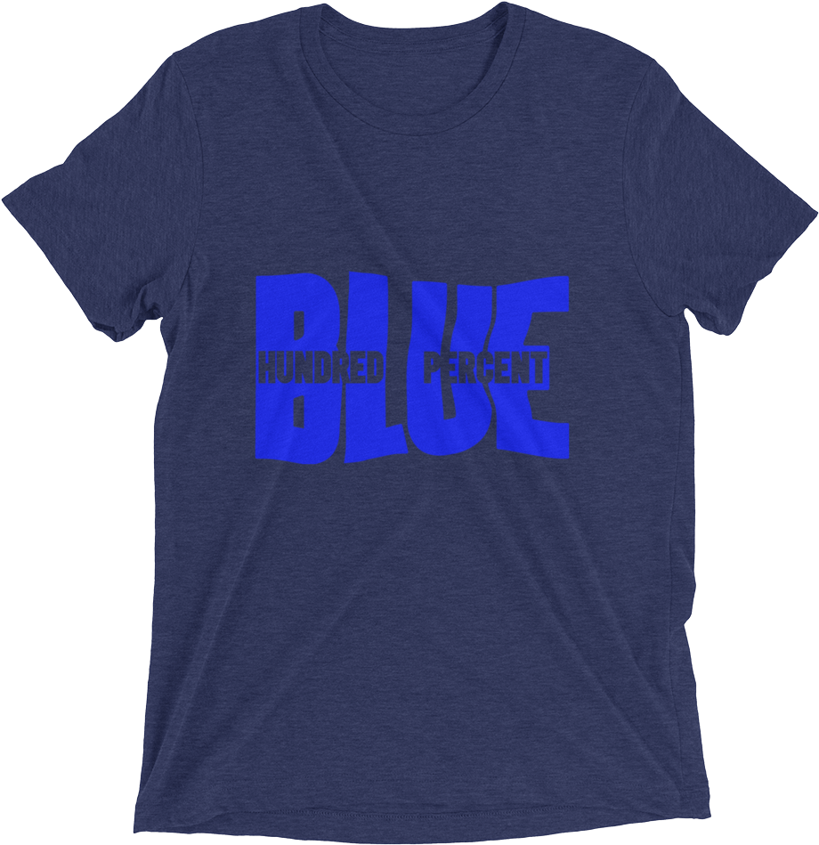 Hundred Percent Blue Flag Style T-shirt - Gifts For Football Fans - Jj Watt - Texans - Nfl (1000x1000), Png Download