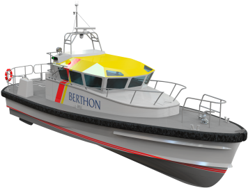 Berthon 14m Search And Rescue Vessel - Next Generation Rnli Boat (630x354), Png Download