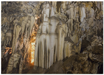 Wonder Cave Interior With Stalactites And Stalagmites - Stalagmite (400x400), Png Download