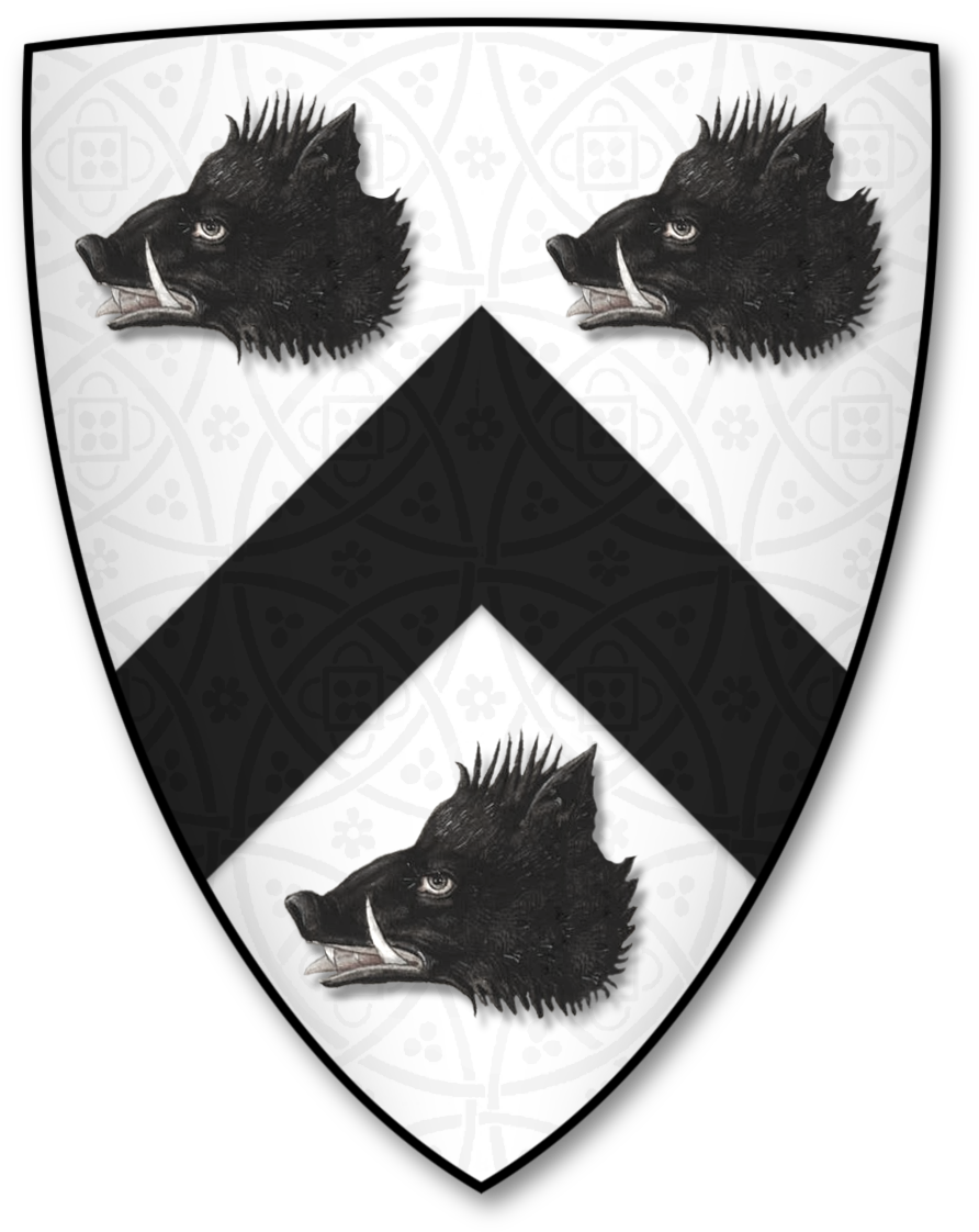 Coat Of Arms Of Ednowain Bendew, Lord Of Tegaingle, - Flintshire Coat Of Arms (1200x1200), Png Download
