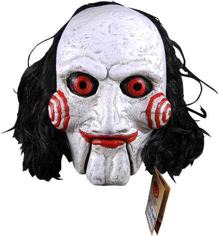Saw Billy Puppet Adult Mask (436x639), Png Download