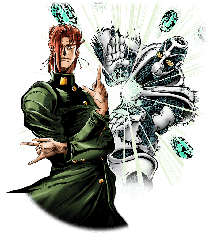 Unit Noriaki Kakyoin - Kakyoin Noriaki And Hierophant Green (720x800), Png Download