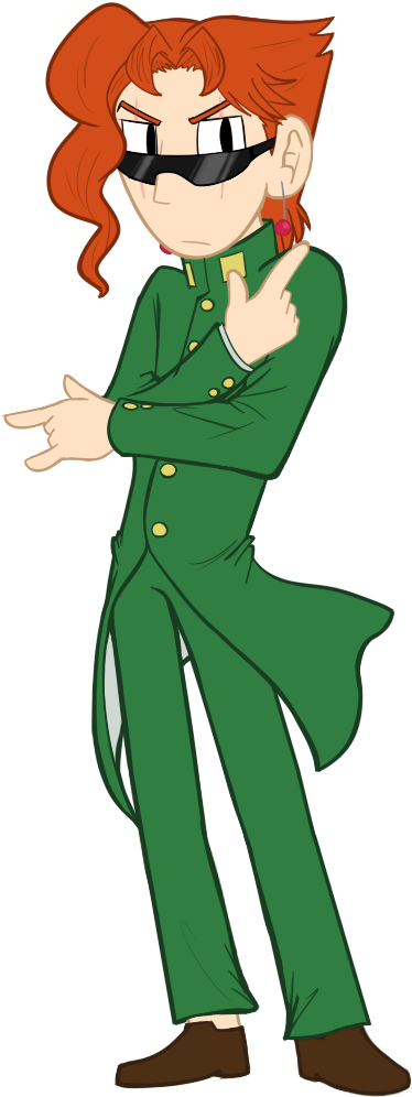 [fanart] Picture I Made Last Month Of New Kakyoinpart - Cartoon (507x1025), Png Download