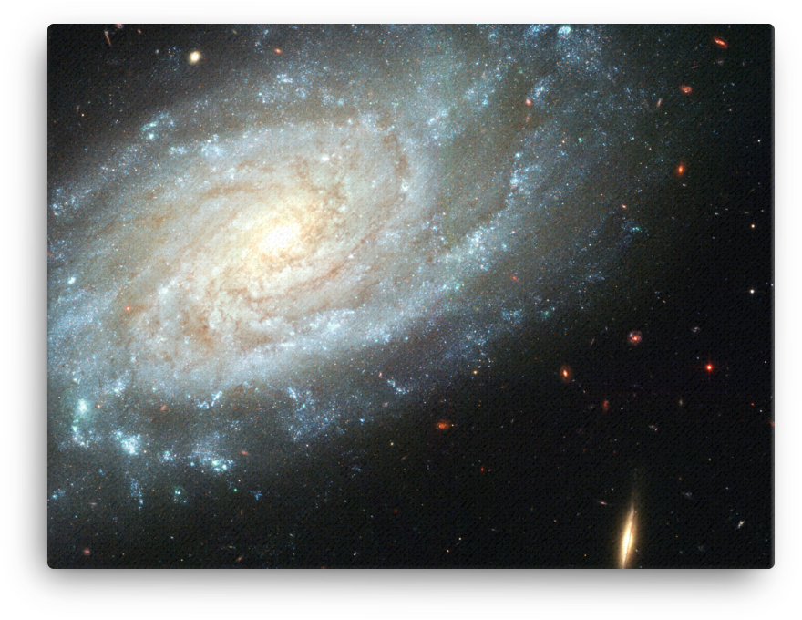 Silverado Galaxy - Ngc - Galaxy Ngc 3370 (1000x1000), Png Download