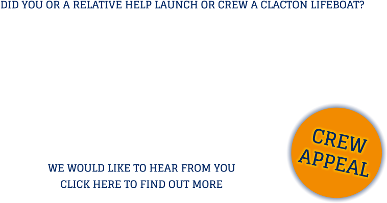 Crew Appeal We Would Like To Hear From You Click Here - Rnli Clacton-on-sea Lifeboat Station (794x418), Png Download